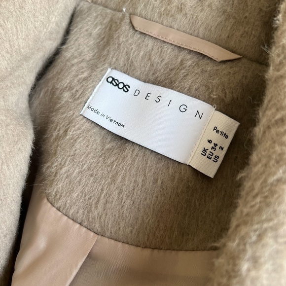 ASOS Wool Blend Coat - Picture 3 of 4